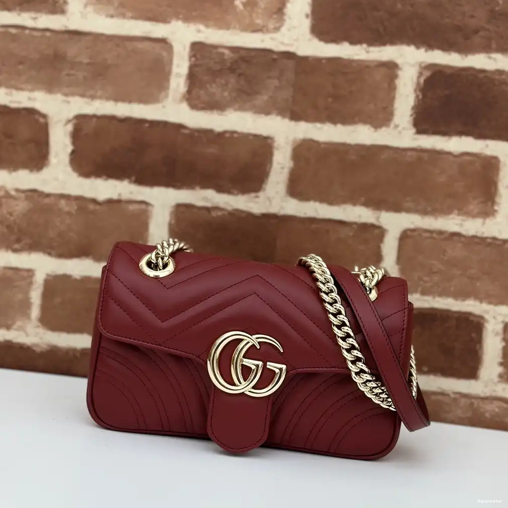Hyperpeter bag-23*14*6CM GG MARMONT GUCCI 0526